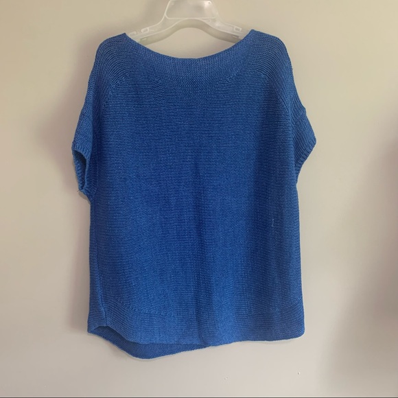 Talbots 100% Linen Tank Top Sweater Knit - Picture 8 of 12